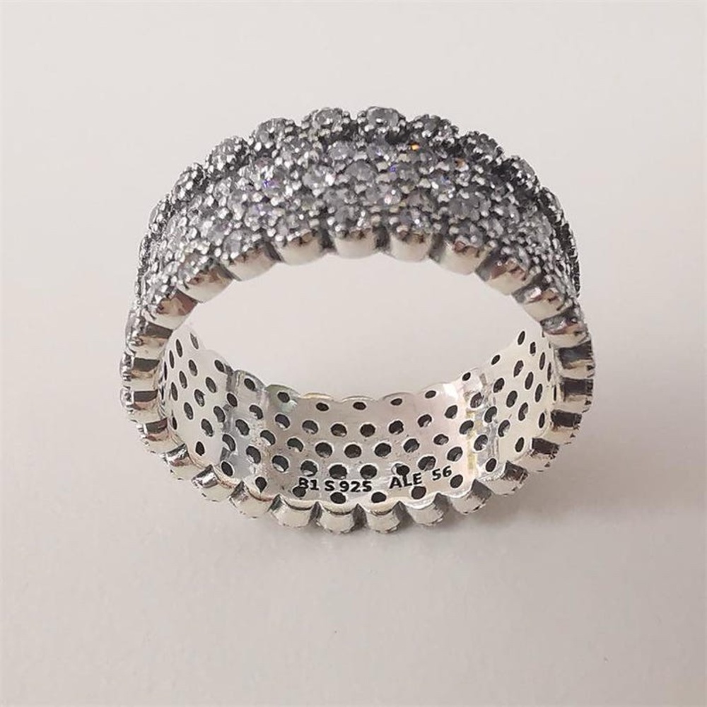 Pandora Lavish Sparkle Ring, Clear